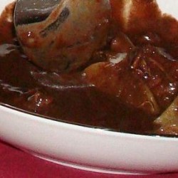tradicionalana starohrvatska juha od guščje krvi i iznutrica
