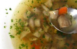 Bakina juha od telećeg mozga i gljiva