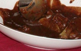 Gusja drobnina na crnoj juhi tradicionalni recept